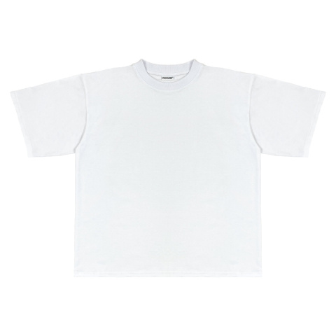 Basic boxy tee (white)