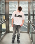 Bubble boxy tee white