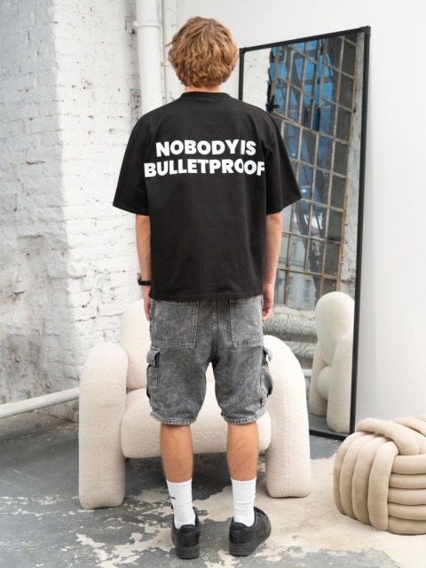 Bulletproof boxy tee black Bulletproof boxy tee black