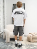 Bulletproof boxy tee white