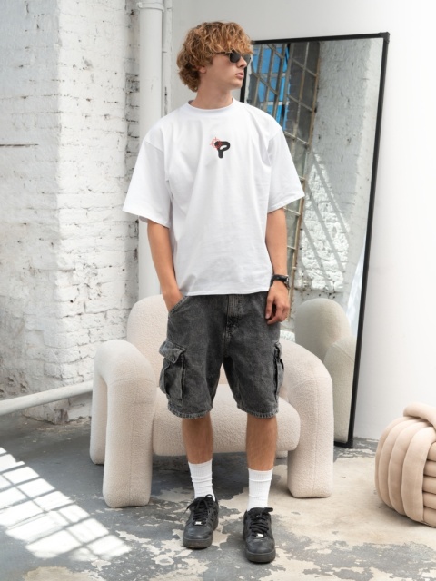 Bulletproof boxy tee white Bulletproof boxy tee white