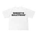 Bulletproof boxy tee white