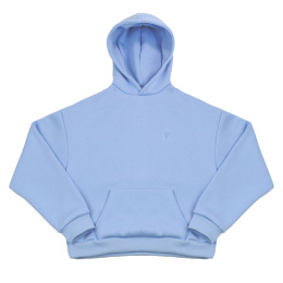 daily hoodie baby blue front