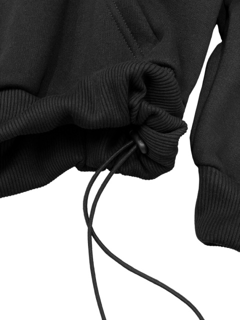 daily hoodie black ściągacz daily hoodie black ściągacz