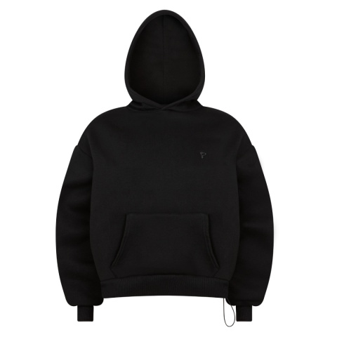 Daily hoodie black front