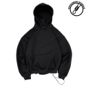 Daily hoodie black regulowany ściągacz