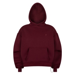 daily hoodie bordo front
