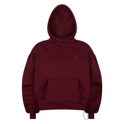 daily hoodie bordo front