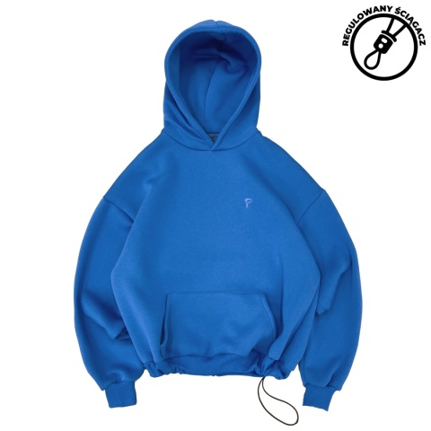 daily hoodie cobalt regulowany ściągacz