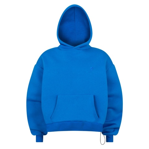 daily hoodie cobalt front