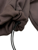 daily hoodie dark mocha ściągacz