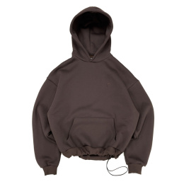 daily hoodie dark mocha front2