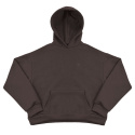 daily hoodie dark mocha front