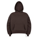 daily hoodie dark mocha front