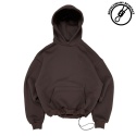 daily hoodie dark mocha regulowany ściągacz
