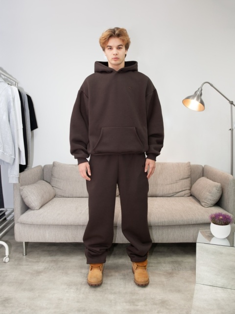 daily hoodie dark mocha