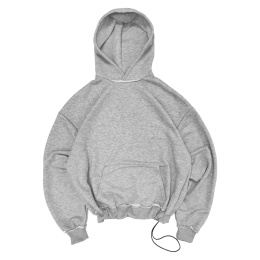 summer hoodie gray front