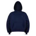 Daily hoodie navy front