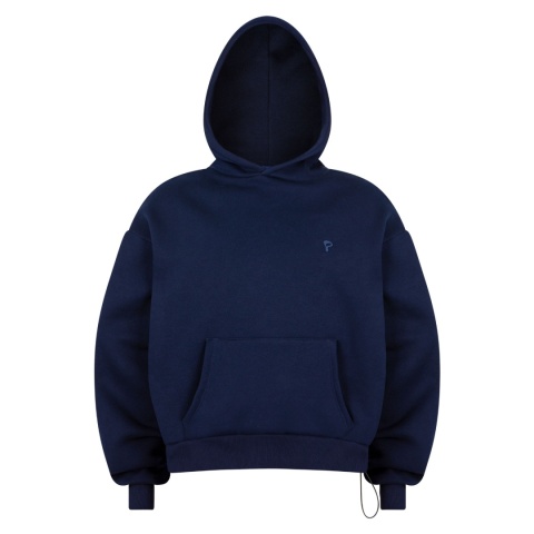 Daily hoodie navy front
