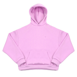 daily hoodie pink front
