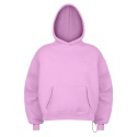 daily hoodie pink front