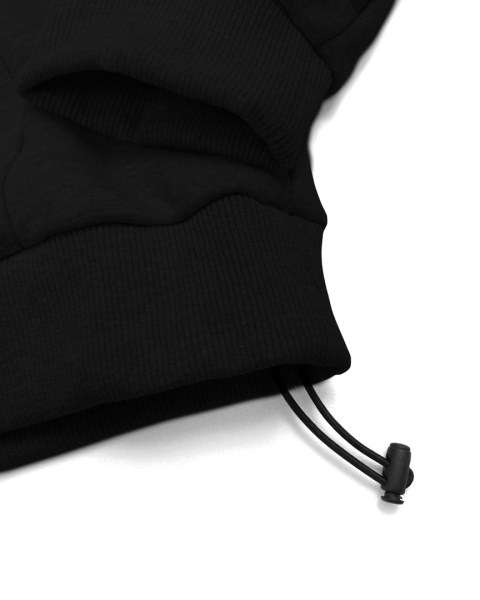 Star signature cut hoodie (black) Star signature cut hoodie (black)