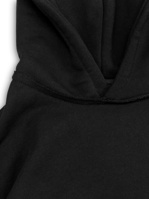 summer hoodie black close look summer hoodie black close look