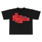 "ZDW RED" tee black