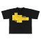 "ZDW YELLOW" tee black