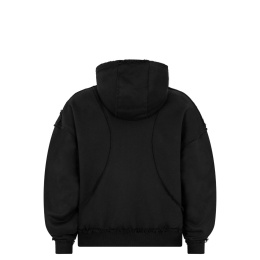 "X" hoodie back