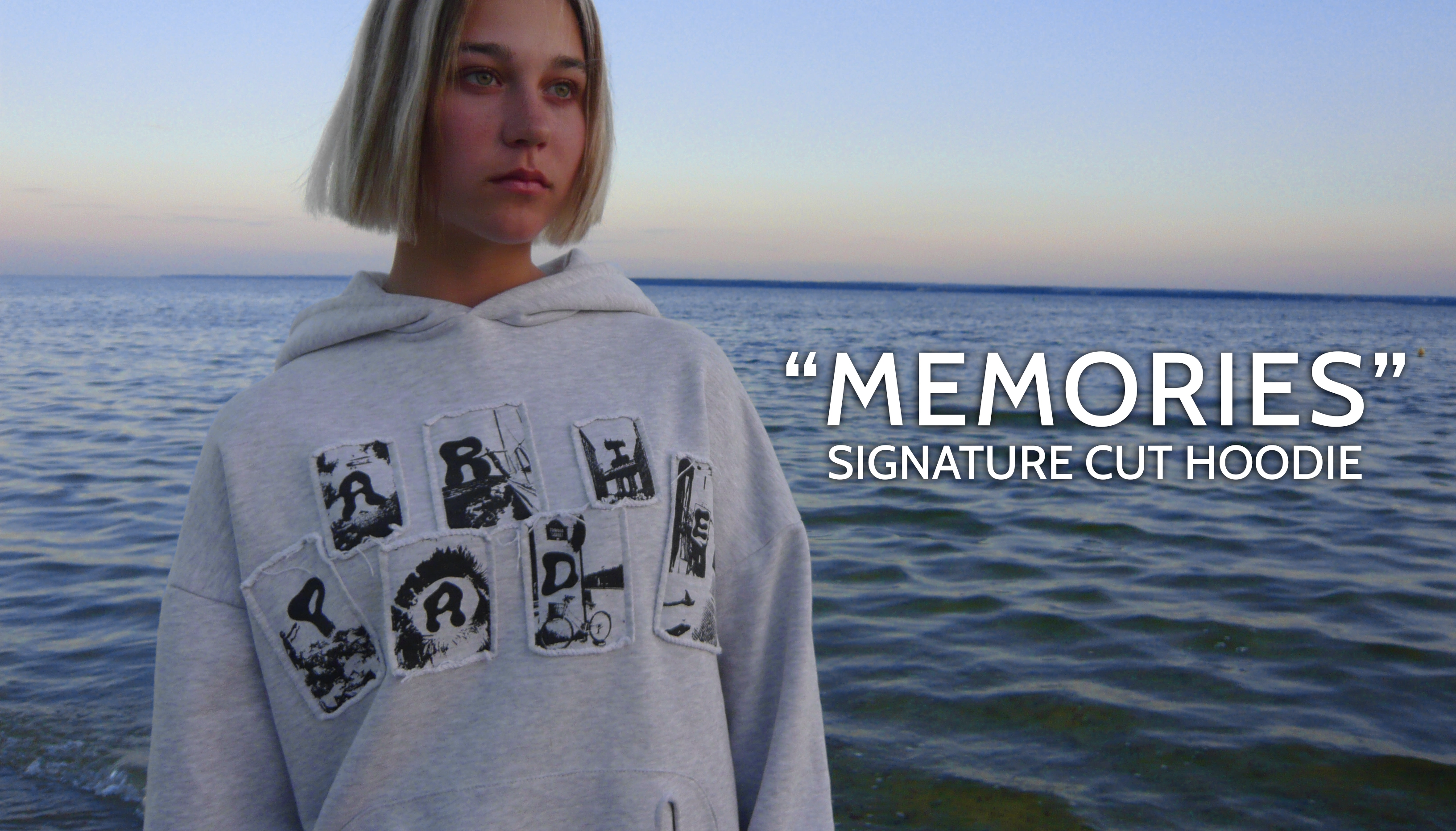 memories signature cut hoodie